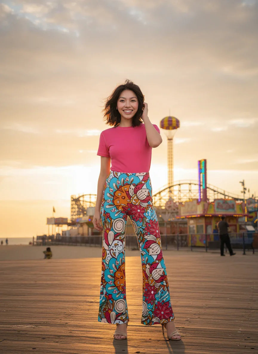 Inia High Waist Palazzo Pants