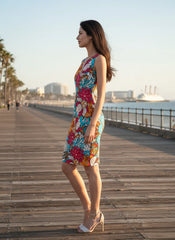 Inia Sleeveless Sheath Dress