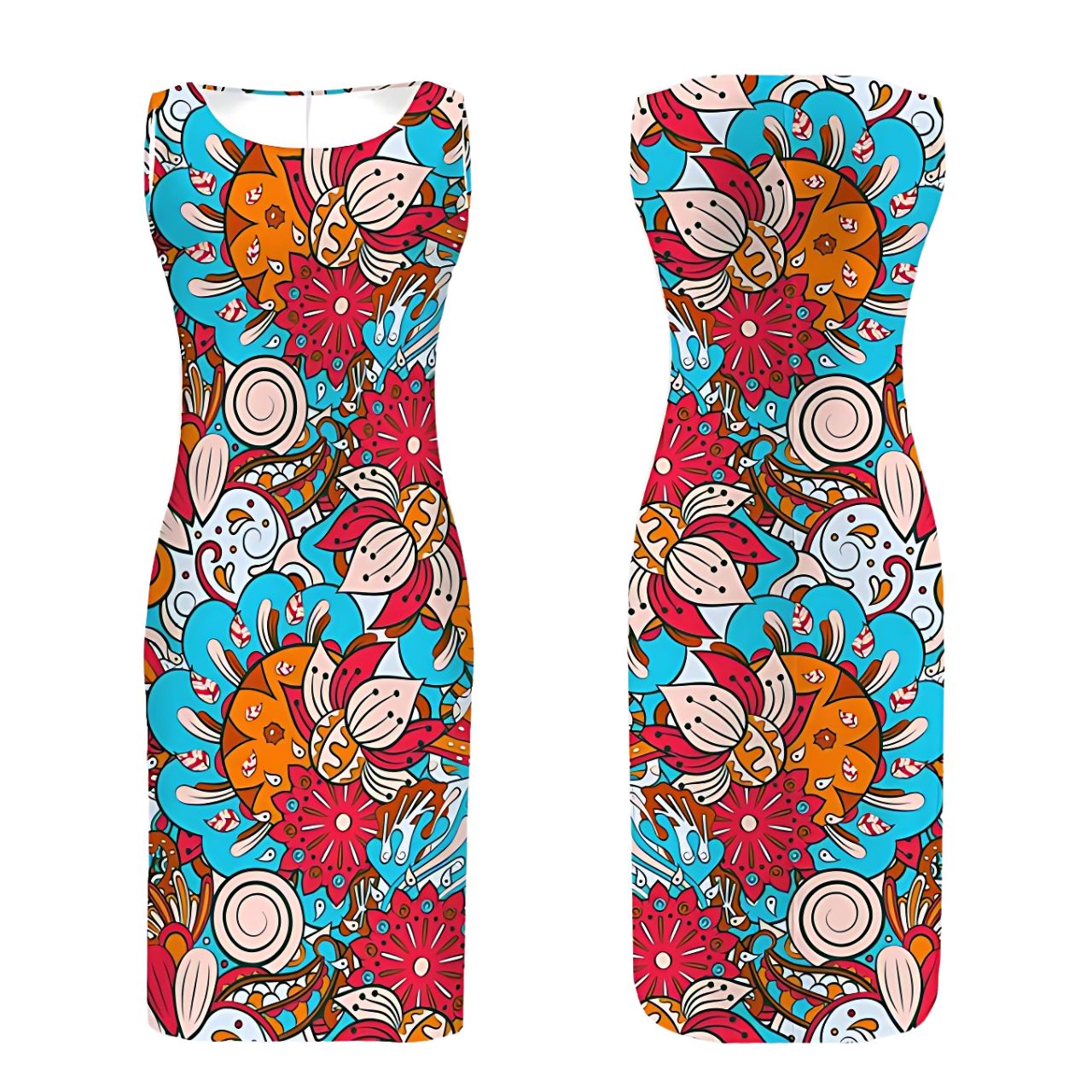 Inia Sleeveless Sheath Dress