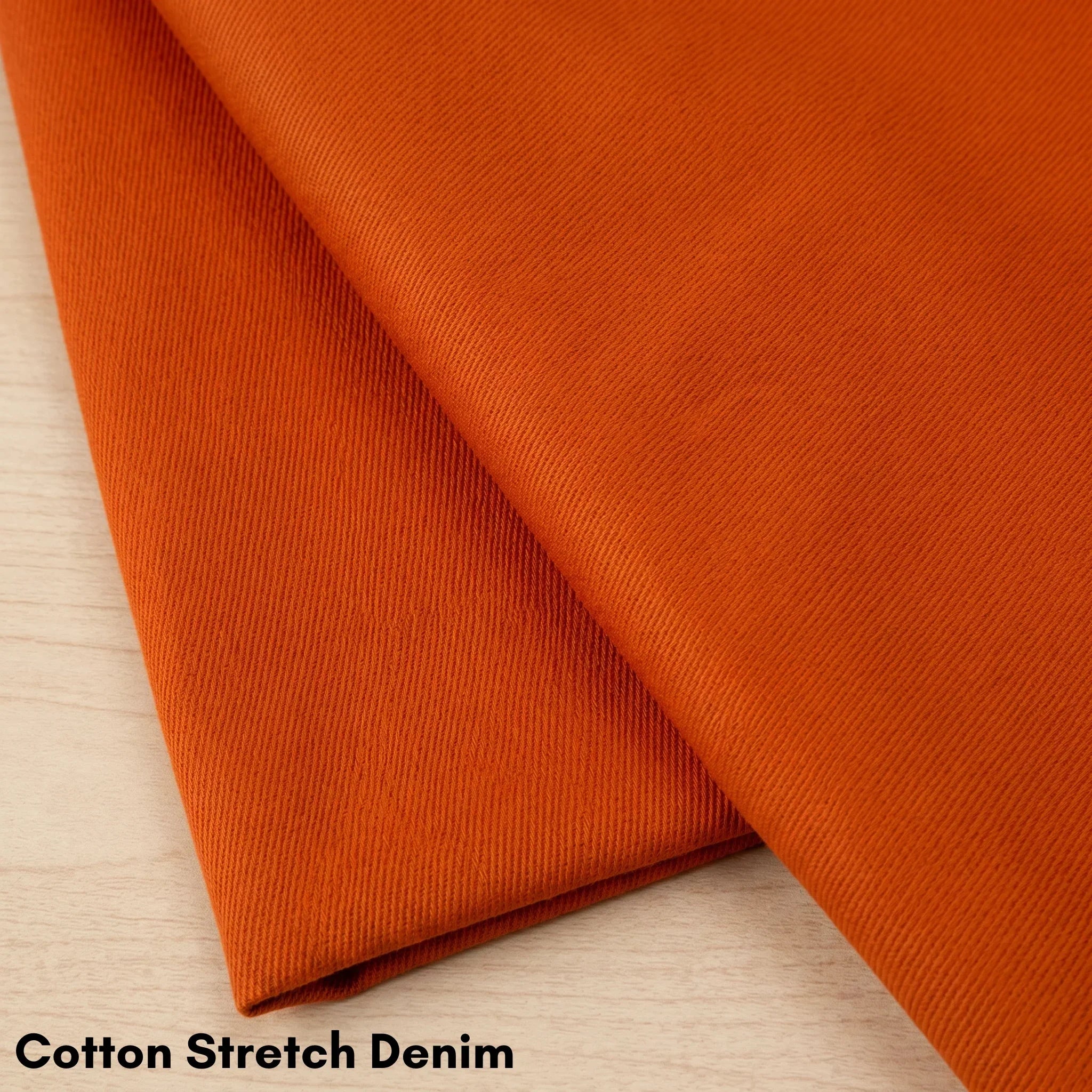 Inia Color Block Series Denim Stretch Mini Skirt
