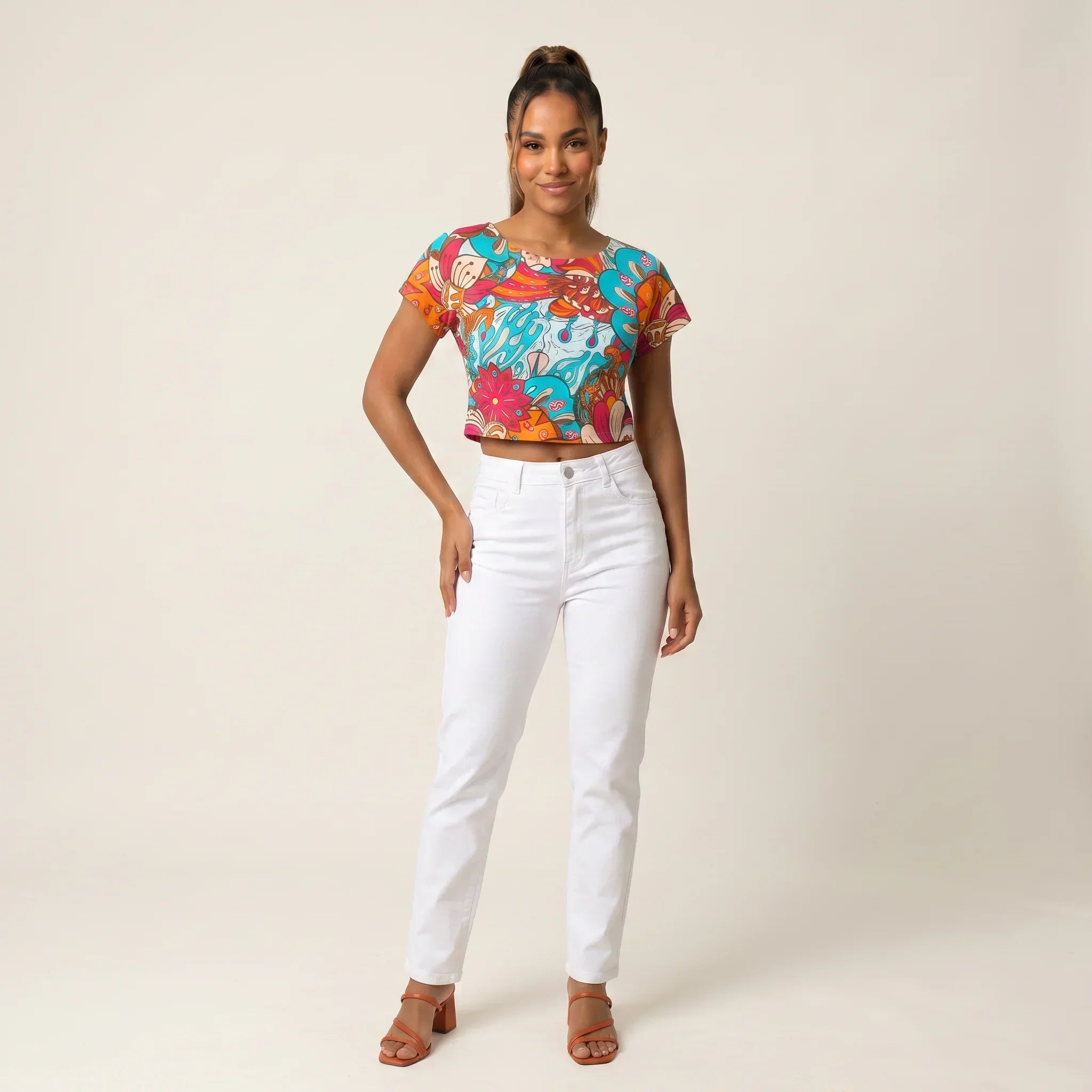 Inia Statement Crop Tee