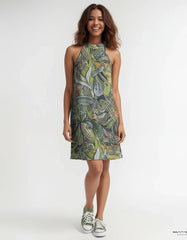 Jana Halter Flare Dress