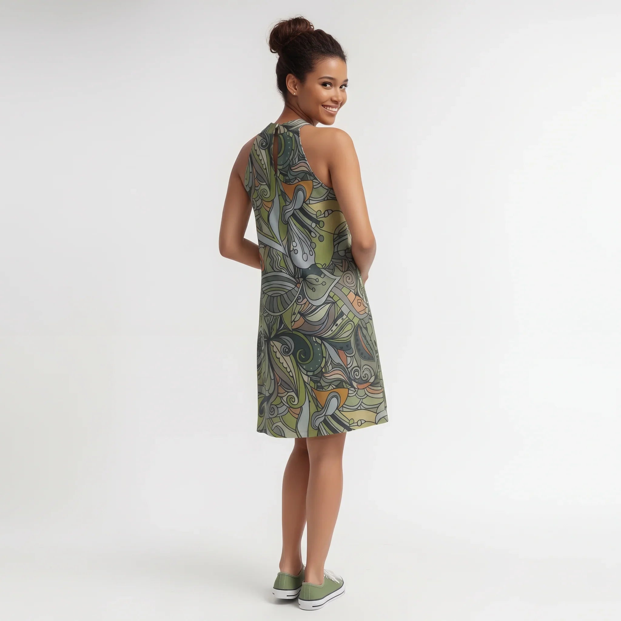 Jana Halter Flare Dress