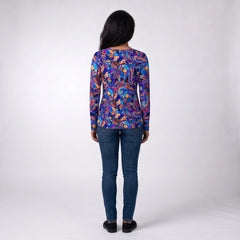 Jina Ribbed Long Sleeve Henley Top