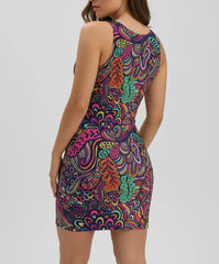 Juhla Performance Knit Mini Sleeveless Bodycon Dress