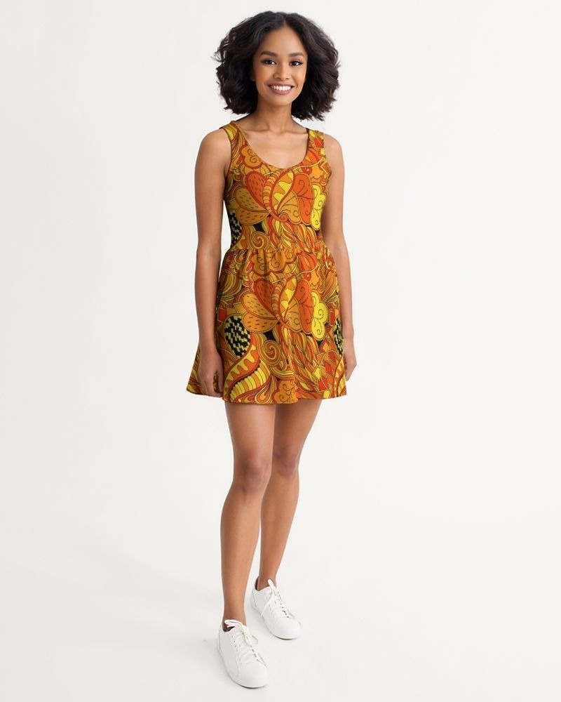 Mandra Scoop Skater Dress