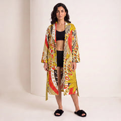 Merina Flannel Robe with Pockets