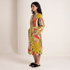 Merina Flannel Robe with Pockets