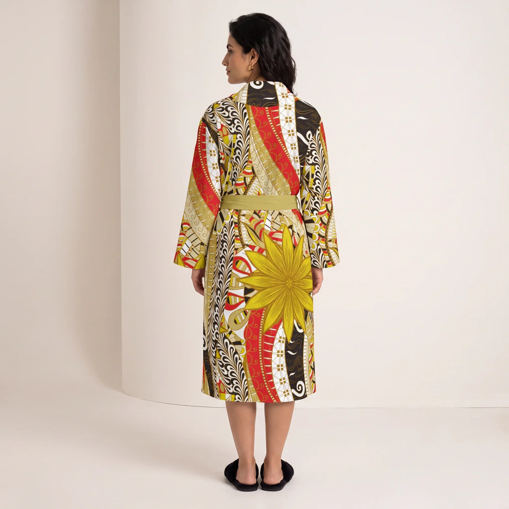 Merina Flannel Robe with Pockets