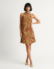 Miarna Halter Flare Dress