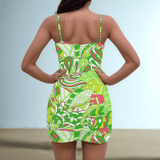 Midori V-neck Bodycon Cami Dress