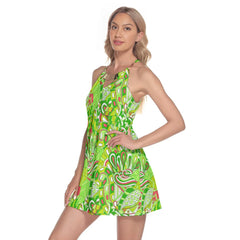 Midori Ring Neck Sleeveless Flare Dress