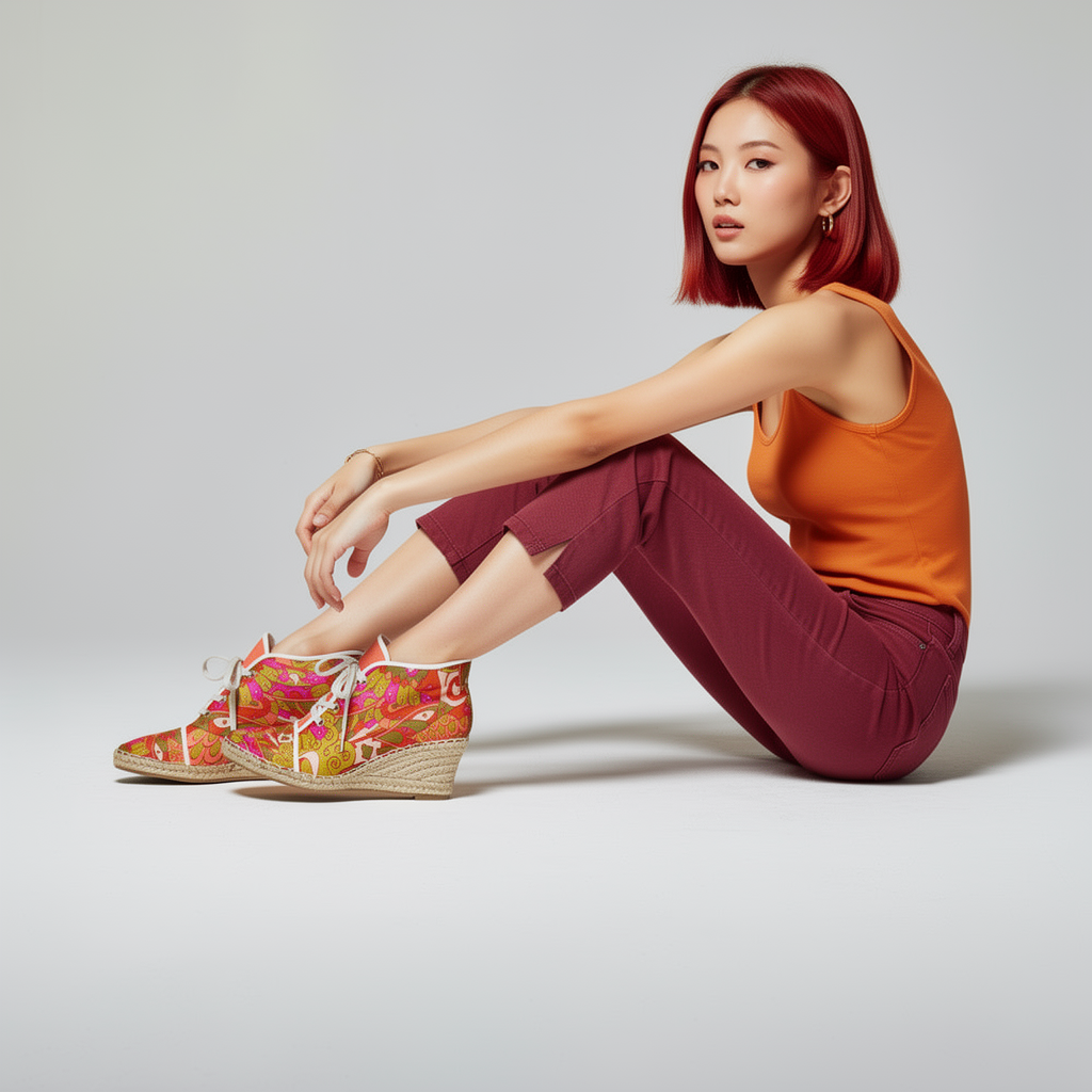 ミナ ウェッジ エスパドリーユ