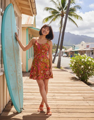 Mina Fit and Flare Performance Knit Mini Dress