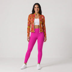 Mina Full-Zip Long Sleeve Top