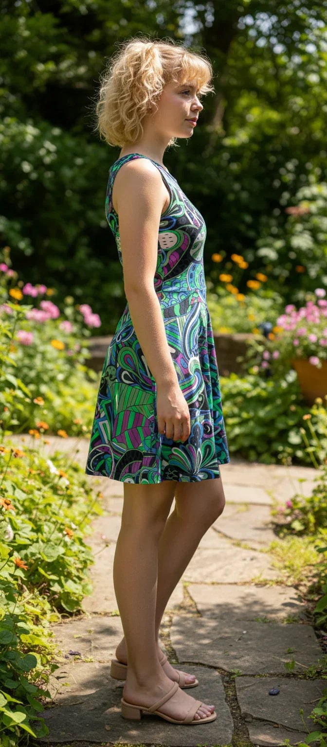 Nela Skater Dress