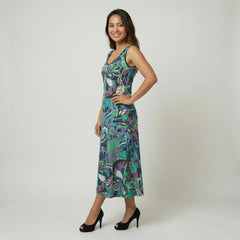 Nela Midi Crepe Tank Dress