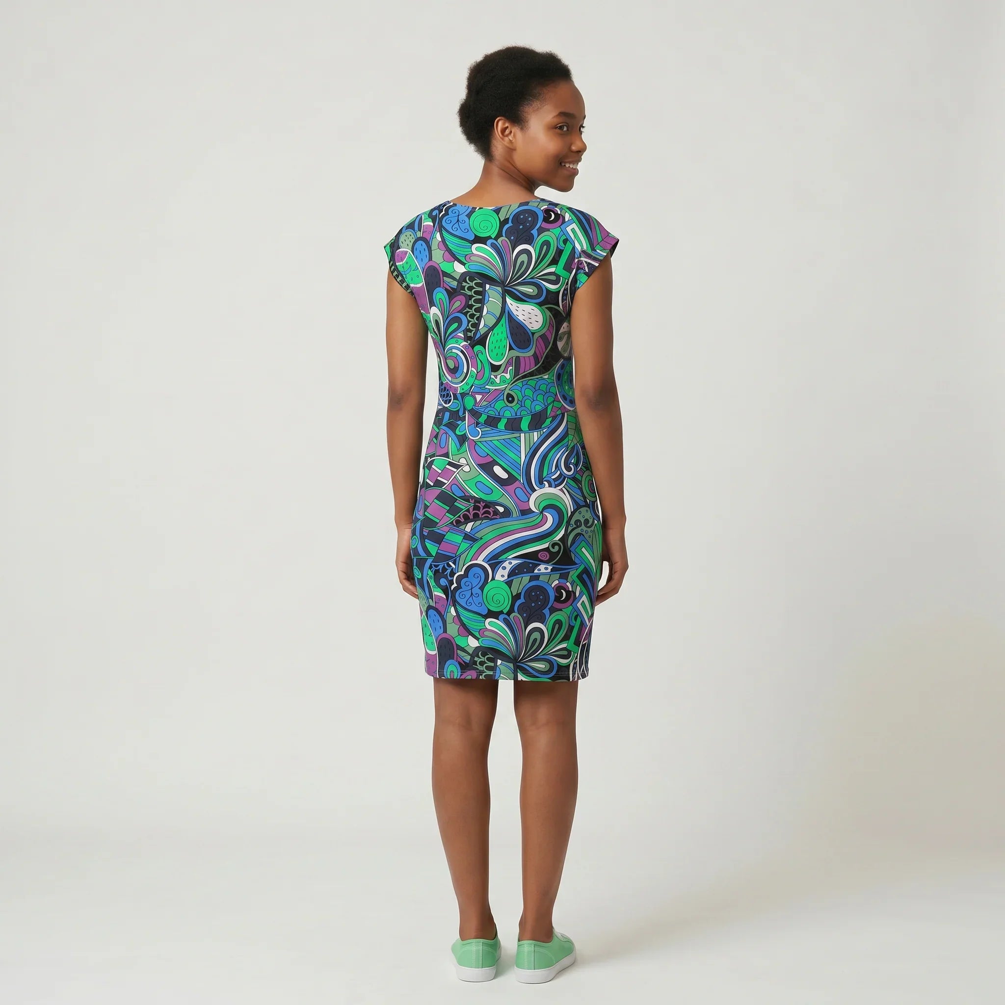 Nela Stretch Tee Mini Dress