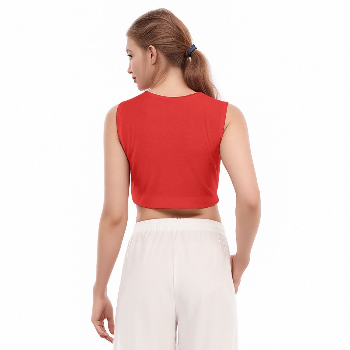 Opula Red Cropped Tank Top