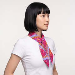 Palai Momme Mulberry Silk Twill Ribbon Scarf