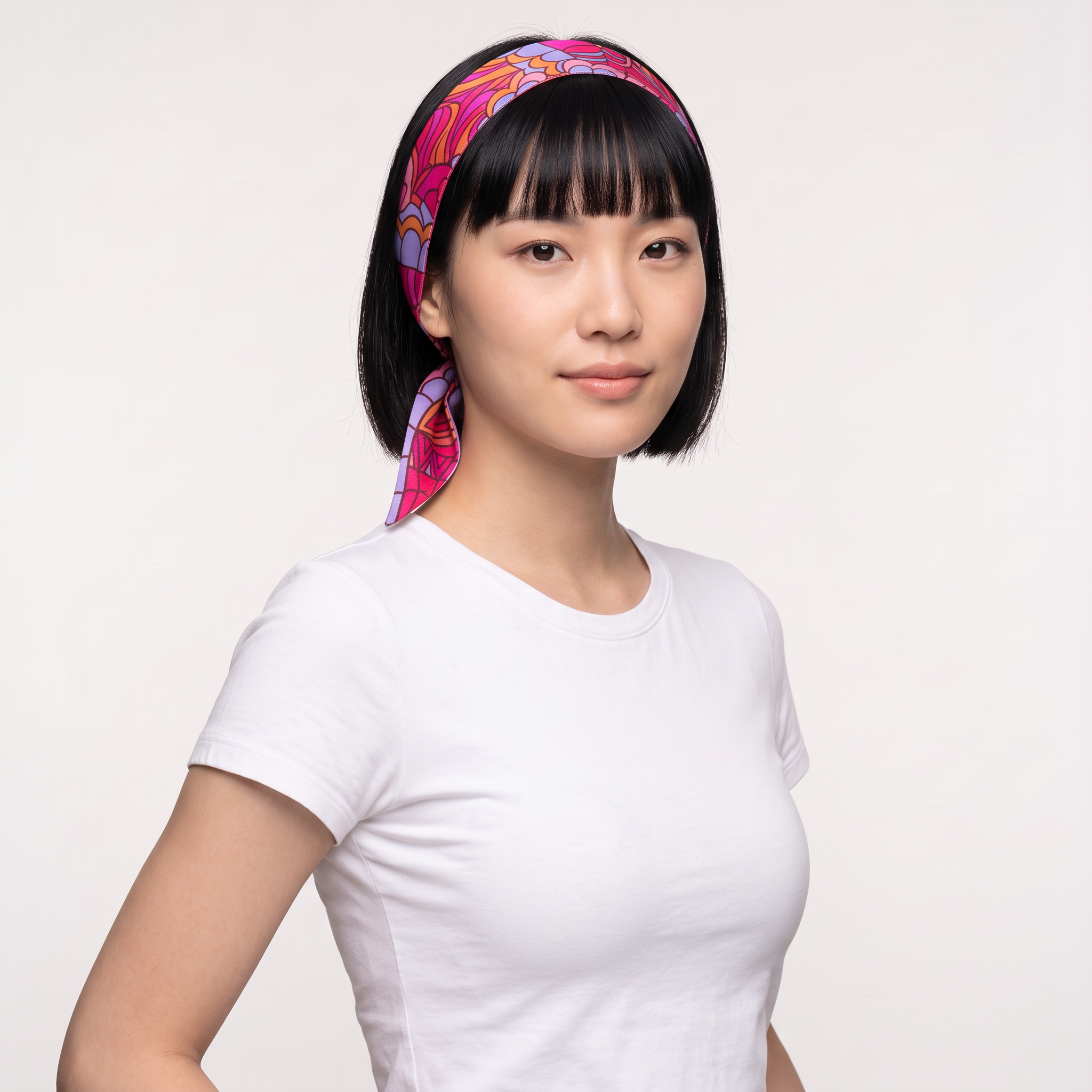 Palai Momme Mulberry Silk Twill Ribbon Scarf