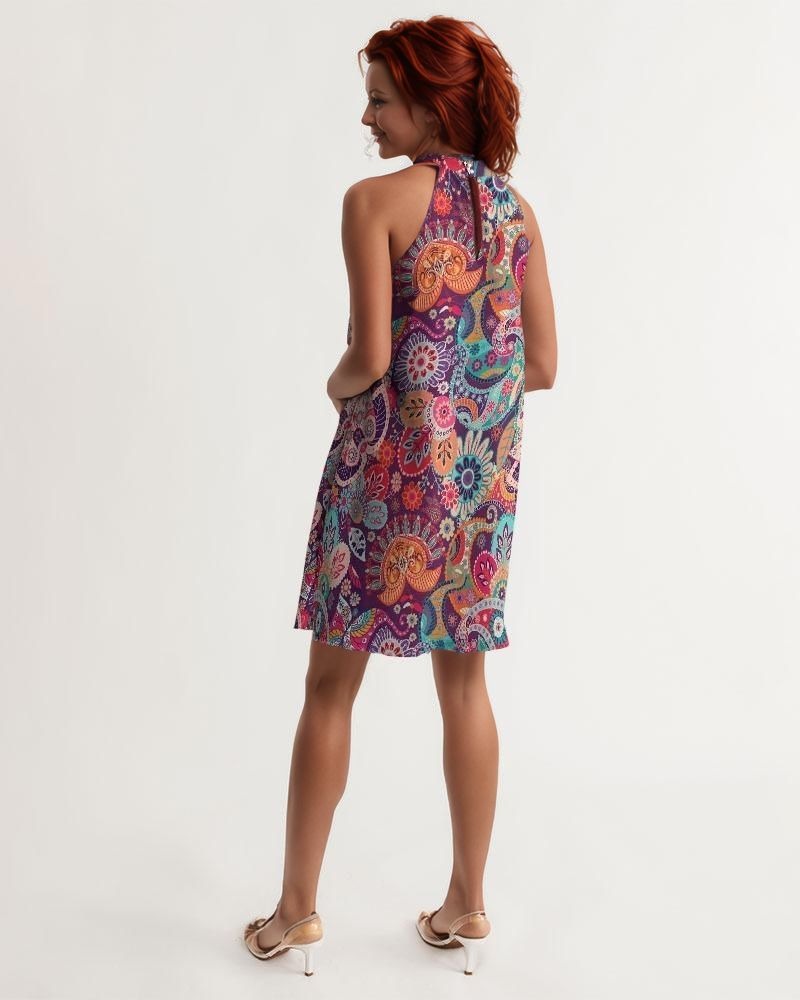 Peex Halter Flare Dress