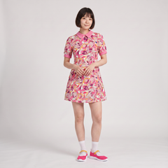 Perl Red Lightweight Mesh Mary Janes