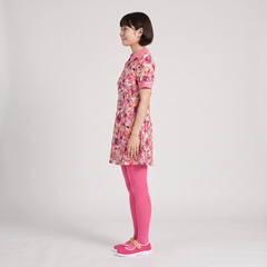 Perl A-Line Peter Pan Collar Mini Dress