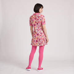 Perl A-Line Peter Pan Collar Mini Dress