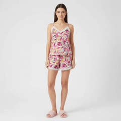 Perl Cami Lace Trim 2 Piece Lounge Wear Set