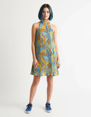 Pinsa Halter Flare Dress