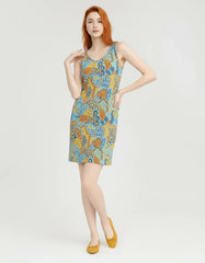 Pinsa Rib Knit V-Neck Dress