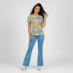 Pinsa Crewneck Stretchy Tee