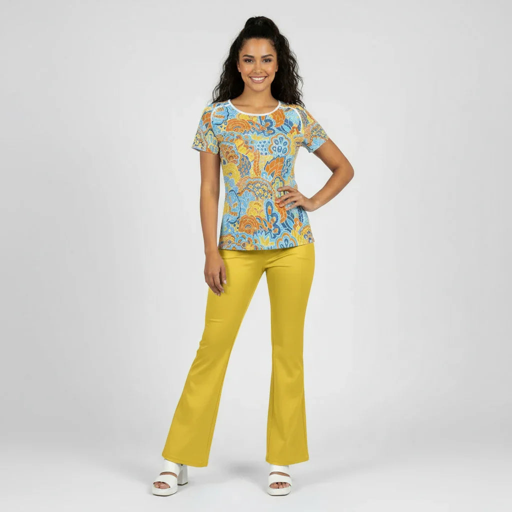 Pinsa Crewneck Stretchy Tee