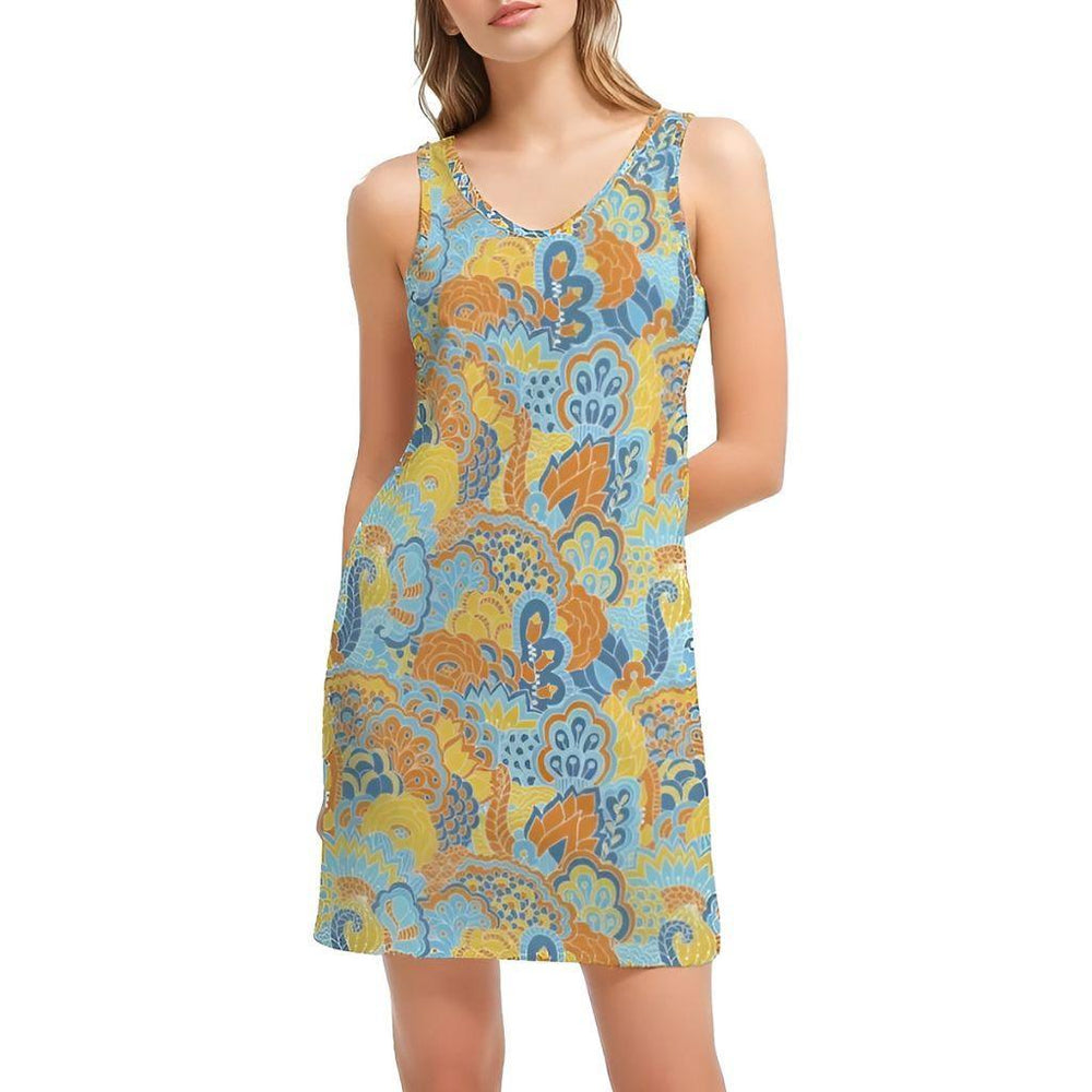 Pinsa Rib Knit V-Neck Dress - Blissfully Brand