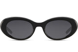Pulp Black Round Mod Sunglasses - Blissfully Brand  - Circle Retro Funky Girly Oval