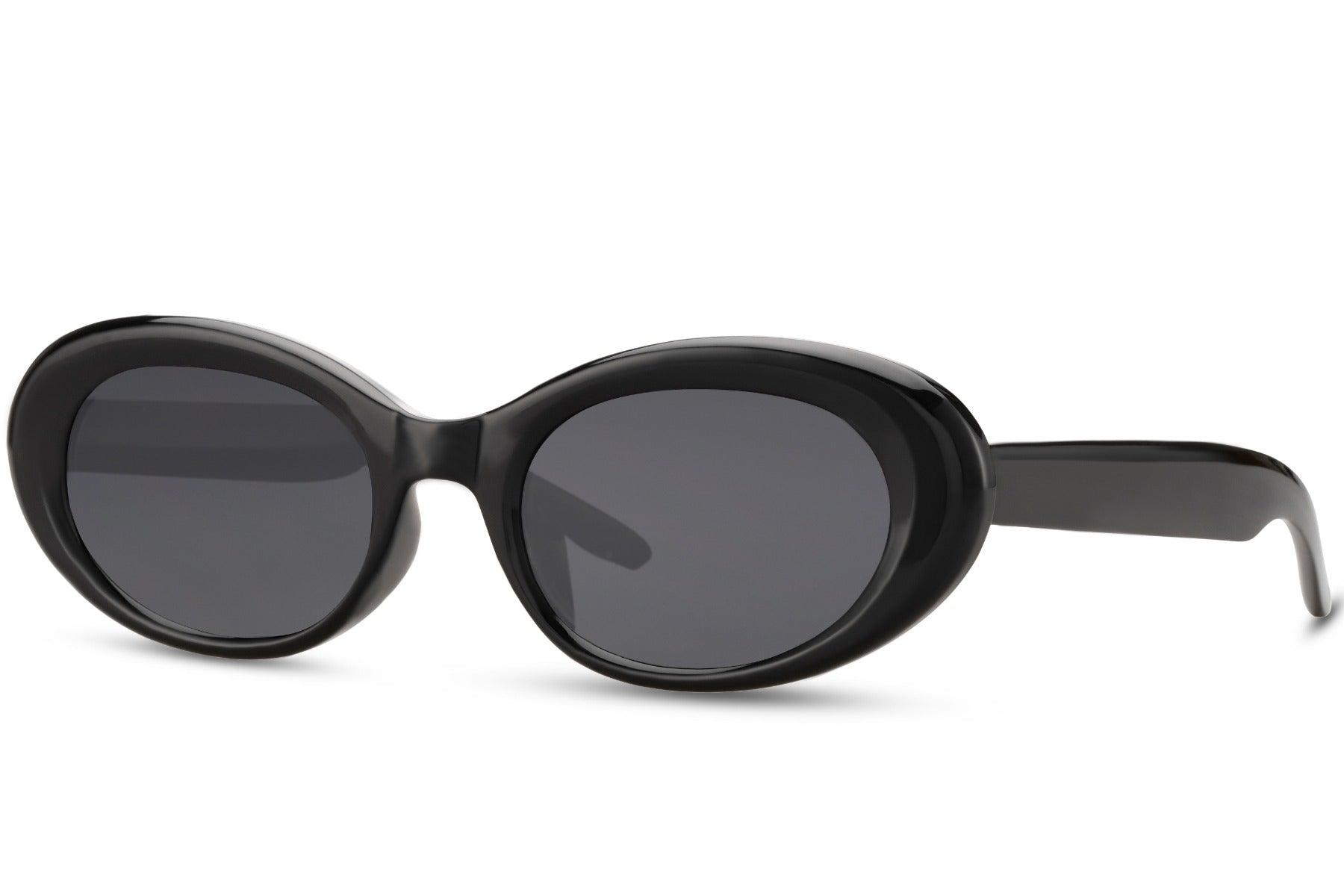 Pulp Black Round Mod Sunglasses - Blissfully Brand  - Circle Retro Funky Girly Oval