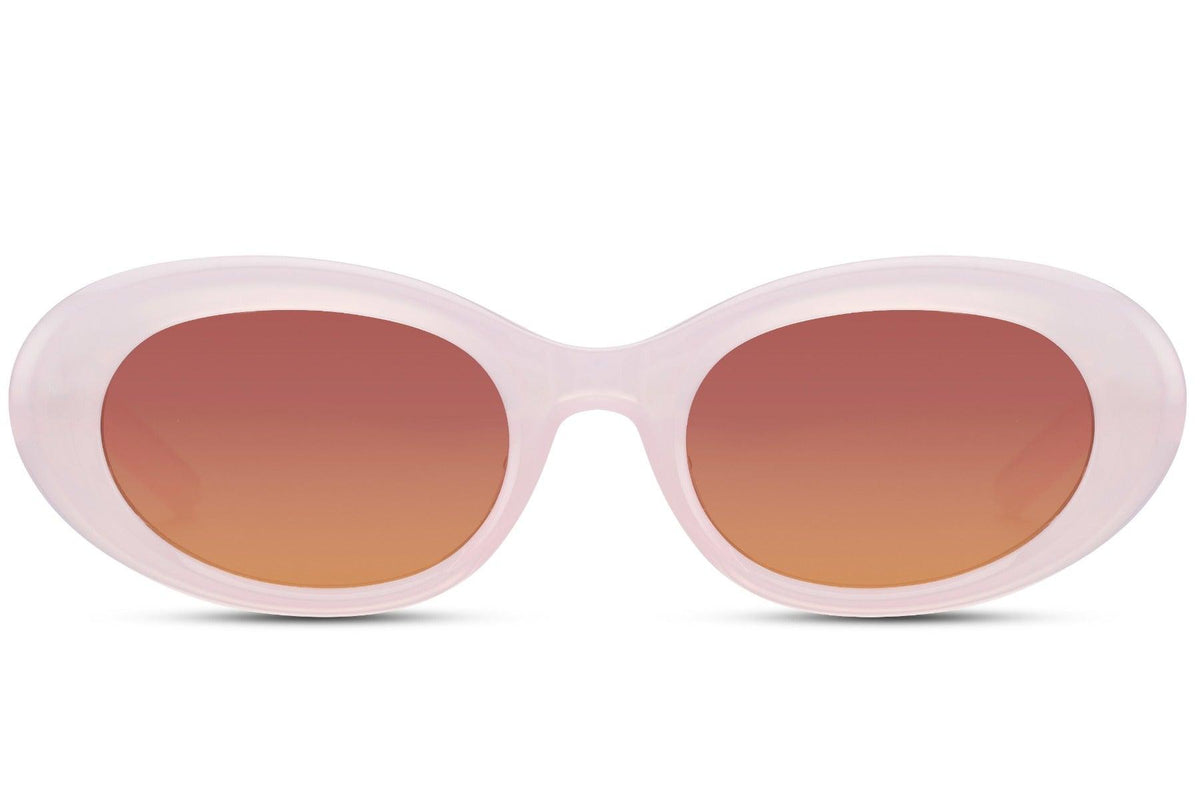 Pulp Pinky Pink Round Mod Sunglasses - Blissfully Brand - Circle Retro Funky Girly Oval