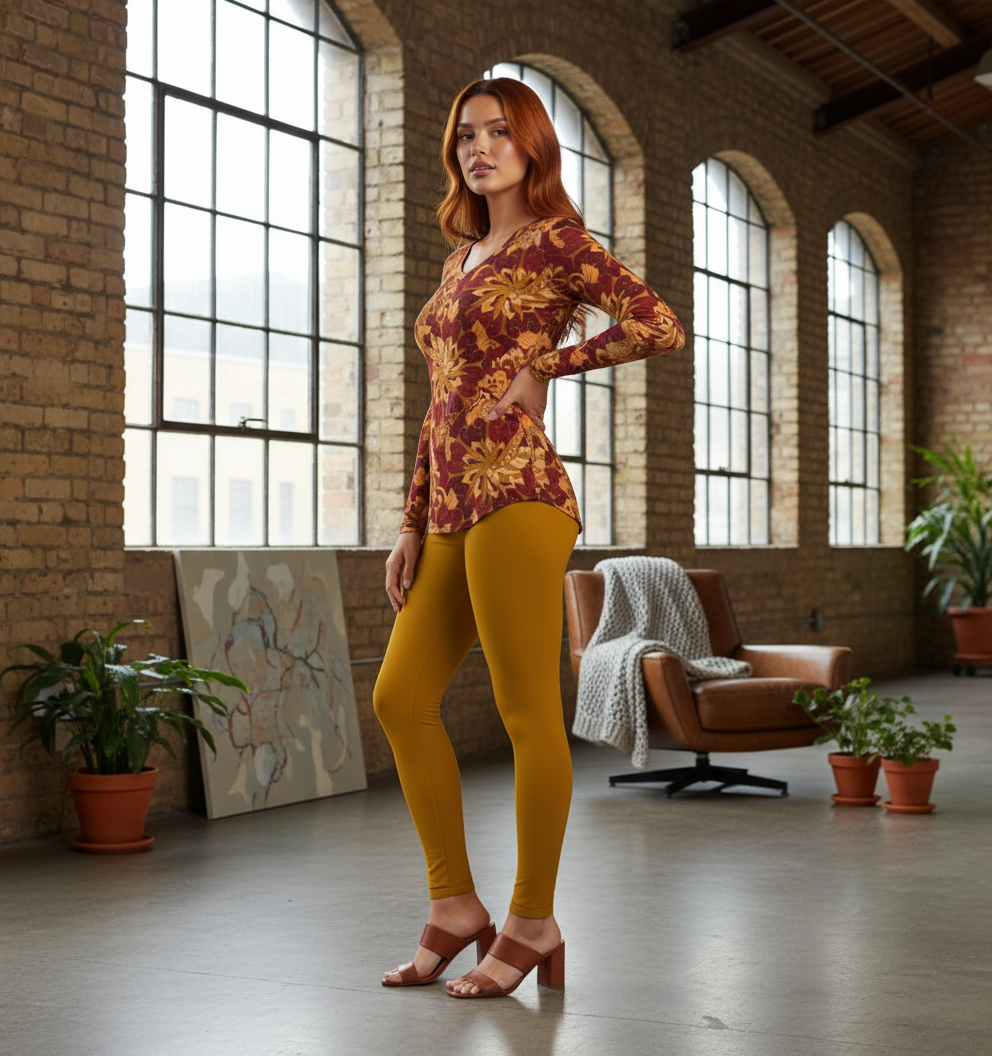 Renai V-neck Long Sleeve Tee