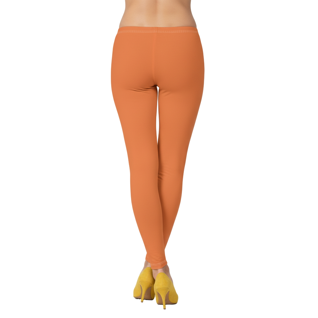 Safrana Series Orange Everyday Leggings