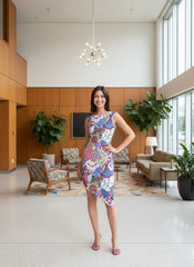 Sechia Asymmetrical Midi Dress