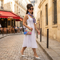Sechia Crossbody Leather Chain Bag
