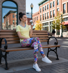 Sechia Yellow V-neck Tee