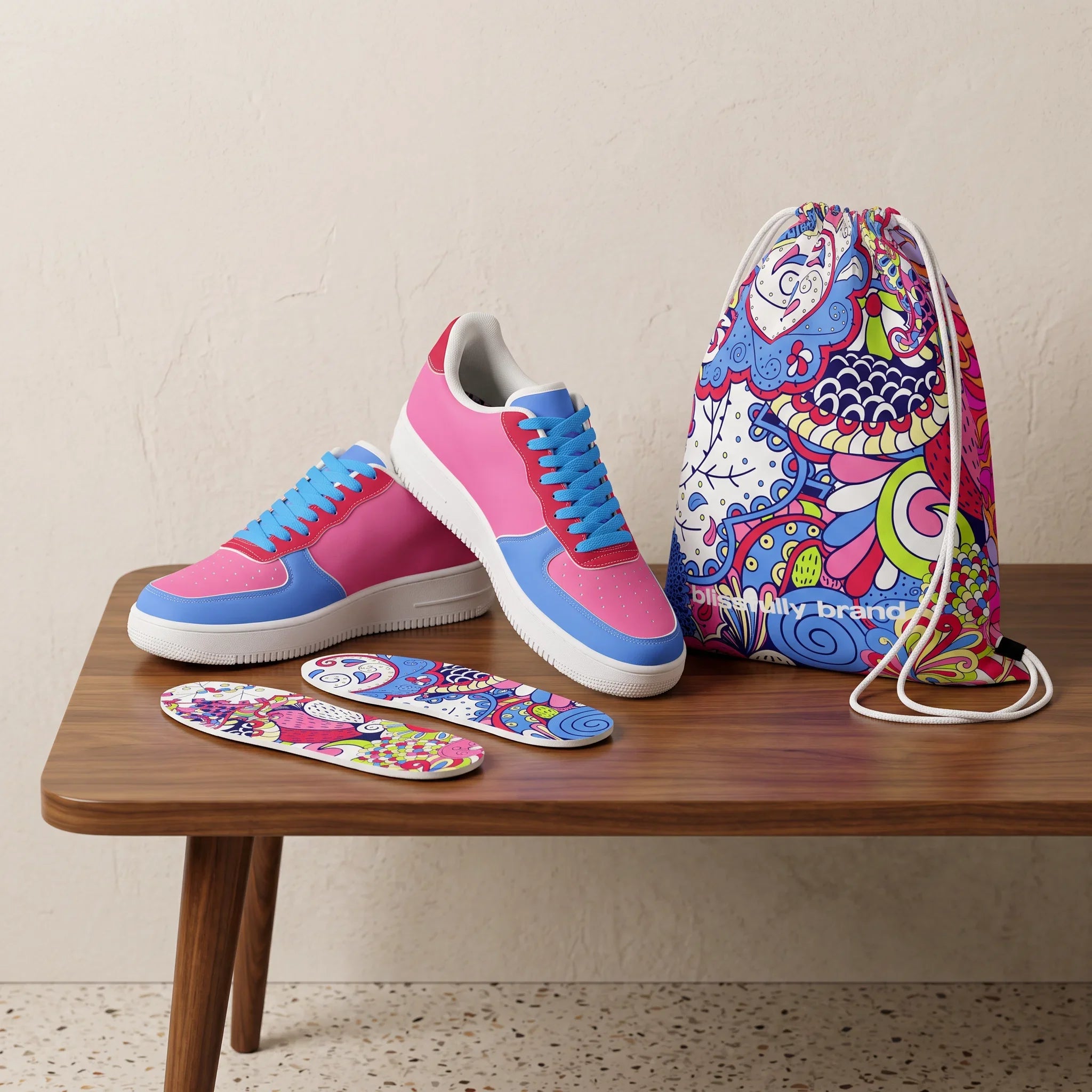 Sechia Color Block Low Top Sneakers