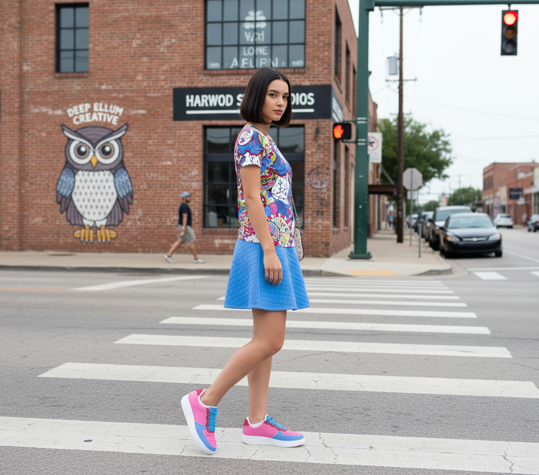 Sechia Color Block Low Top Sneakers