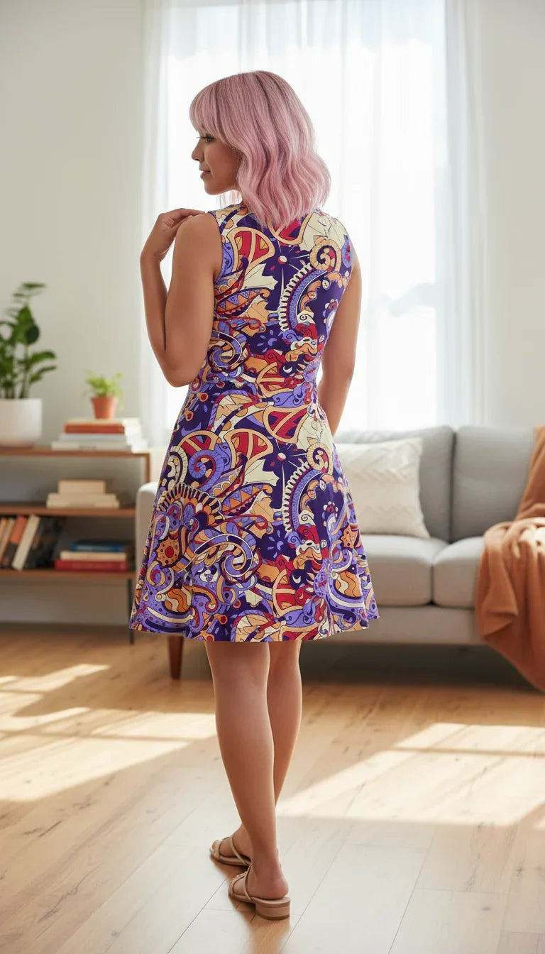 Sechie Mini Skater Dress