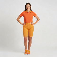 Tangerine Straight Fit Pocket Shorts - Core Essentials