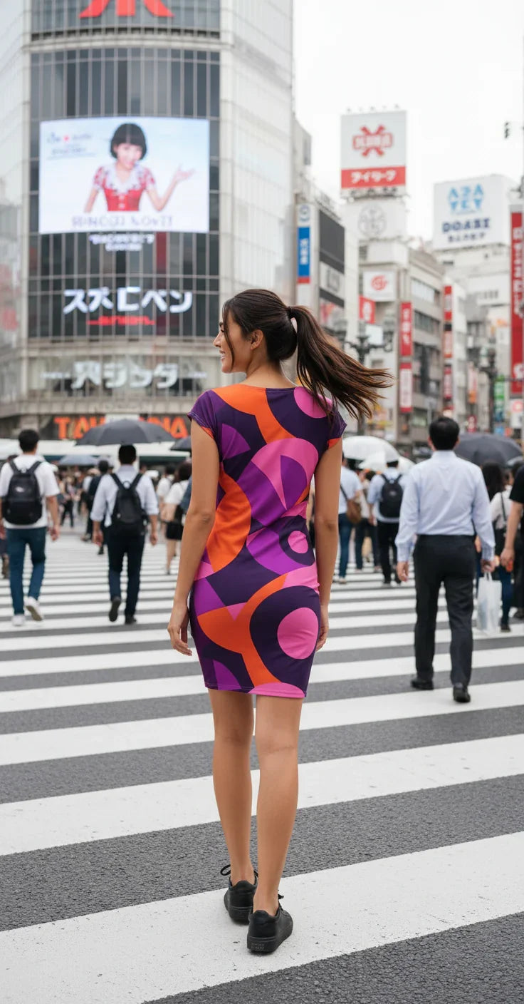 Tokyo Tunic Tee Dress - Airline Series