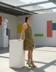 Wanda Halter Flare Dress