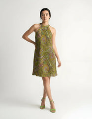 Wanda Halter Flare Dress